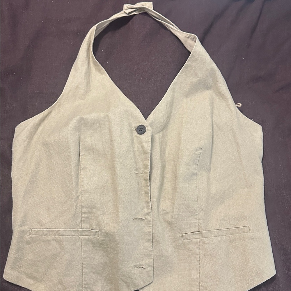GAP Beige Halter Top